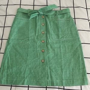 JCrew linen skirt
